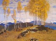 Adrian Scott Stokes Autumn in the Mountains Spain oil painting artist